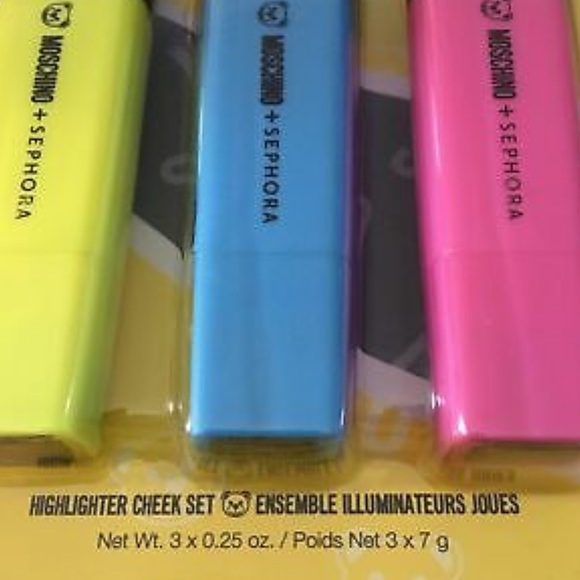 MOSCHINO x SEPHORA LIMITED ED. COLLABORATION: Highlighter Trio Set—NWT - Picture 5 of 13